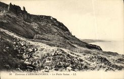 POSTAL Arromanches pequena Suiza de la VENDIMIA