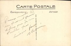 Aspecto de Arromanches de la POSTAL de la VENDIMIA les Bains de la presa por un equinoccio de la marea D