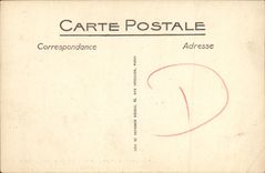 POSTAL Arromanches de la VENDIMIA el asimiento grande un dia de marea de la tormenta y de resorte