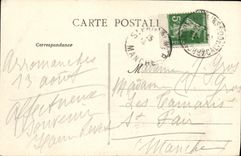 Opinion de Arromanches de la POSTAL de la VENDIMIA tomada del acantilado del fresne