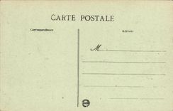 La POSTAL Arromanches de la VENDIMIA las rocas tiene marea baja