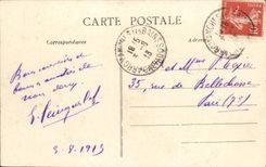 Opinion de Arromanches de la POSTAL de la VENDIMIA tomada del camino de Bayeux
