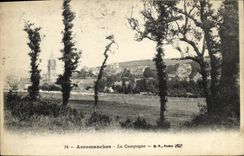 POSTAL Arromanches de la VENDIMIA el campo