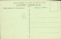 POSTAL Arromanches de la VENDIMIA la lavanderia automatica cerca de la presa