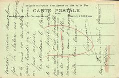 POSTAL Arromanches de la VENDIMIA les Bains la playa y la presa