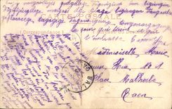 POSTAL Arromanches de la VENDIMIA el asimiento