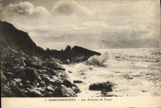 Acantilados de Arromanches de la POSTAL de la VENDIMIA de Tracy