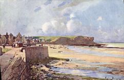 POSTAL Arromanches de la VENDIMIA