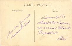 ND de Arromanches de la POSTAL de la VENDIMIA de las inundaciones