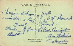 POSTAL Arromanches de la VENDIMIA les Bains la presa y los ninos de la playa