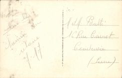 Panorama de Bayeux de la POSTAL de la VENDIMIA vista de Baut de la torre central de la catedral