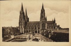 CPA Bayeux La Cathedrale Prise De L Ancien Eveche