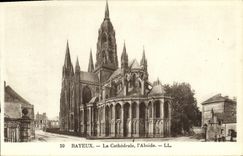 CPA Bayeux La Cathedrale L Abside