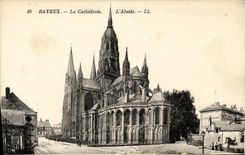 CPA Bayeux La Cathedrale L Abside