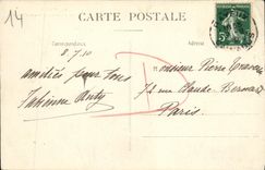 POSTAL Bayeux de la VENDIMIA la catedral de Eveche