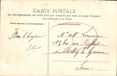 POSTAL Bayeux de la VENDIMIA la catedral vista del bulevar