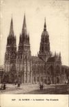 CPA Bayeux La Cathedrale Vue D Ensemble