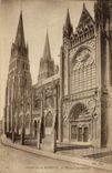 POSTAL Bayeux de la VENDIMIA la puerta mas situada mas al sur de la catedral