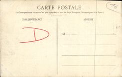 Torre central de Bayeux de la POSTAL de la VENDIMIA y puerta meridional de la catedral