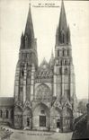 CPA Bayeux Facade de la Cathedrale