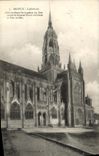 CPA Cathedrale de Bayeux Cote Meridional de la Grande nef Petit porche du doyenne Portail meridional et porte centrale