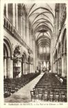 CPA Bayeux Cathedrale La Nef et le Choeur