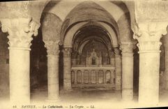 CPA Bayeux La Cathedrale La Crypte