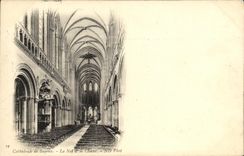 CPA Bayeux La Nef le Choeur
