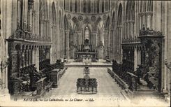 CPA Bayeux La Cathedrale Le Choeur
