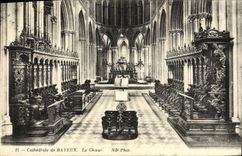 CPA Bayeux de Cathedrale Le Choeur