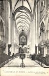 CPA Bayeux de Cathedrale La Nef Vue Prise du Choeur Orgues
