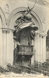 POSTAL Bayeux de la VENDIMIA el interior de la catedral el púlpito