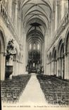 Catedral de Bayeux de la POSTAL de la VENDIMIA del grandes cubo y arcada romanticos