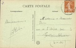 POSTAL Bayeux de la VENDIMIA la catedral la casa del capitulo