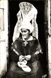 CPA Costumes Normands Coiffure Ancienne des Environs de Bayeux Folklore Costume Coiffe
