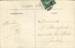 POSTAL Bayeux de la VENDIMIA a traves de Normandia vieja Coiffes y de los casquillos del traje del folklore de los trajes