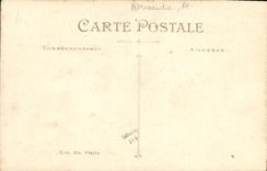 Casquillos del traje del folklore de Bayeux Isigny Trevieres Balleroy Tilly de la POSTAL de la VENDIMIA