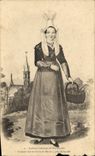 CPA Bayeux Anciens Costumes de Normandie Folklore Costume Coiffe