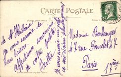 POSTAL Bayeux Normandia Coiffe de la VENDIMIA conocido como Borgona Portee a los casquillos del traje del folklore de los alrededores