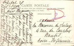 Iglesia Viger de Bayeux de la POSTAL de la VENDIMIA Saint el portico grande de los prioress y del edificio de los anfitriones