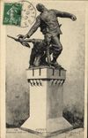 CPA Bayeux Monument eleve aux Enfants du Calvados Militaria