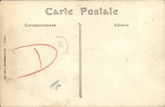 Mercado de Bayeux de la POSTAL de la VENDIMIA con la TAPA del ganado