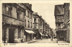 Calle Martin de Bayeux de la POSTAL de la VENDIMIA Saint