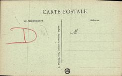 POSTAL Bayeux de la VENDIMIA la calle Martin Saint y de los cocineros