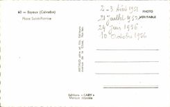 POSTAL MODERNA Bayeux coloca a Patrice santo