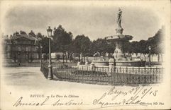 CPA Bayeux La Place du Chateau