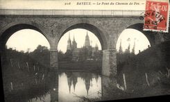 CPA Bayeux Le Pont du Chemin de Fer