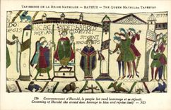 CPA Bayeux Tapisserie De La Reine Mathilde Les mages du temps 
