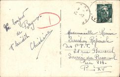 POSTAL MODERNA casa de Bayeux de la calle San Martin