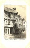 Casas de Bayeux de la POSTAL de la VENDIMIA de la calle San Martin